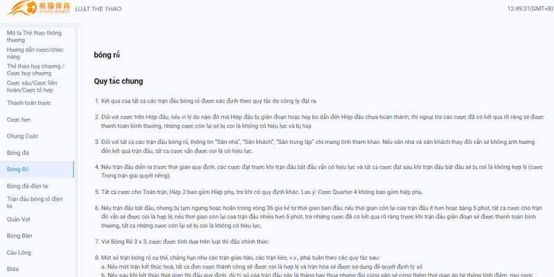 Bóng rổ panda sports Kubet